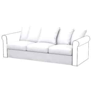 GRONLID Hoes 3 zits bankelement