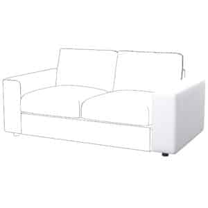 VIMLE Hoes voor armleuning, 22 cm breed