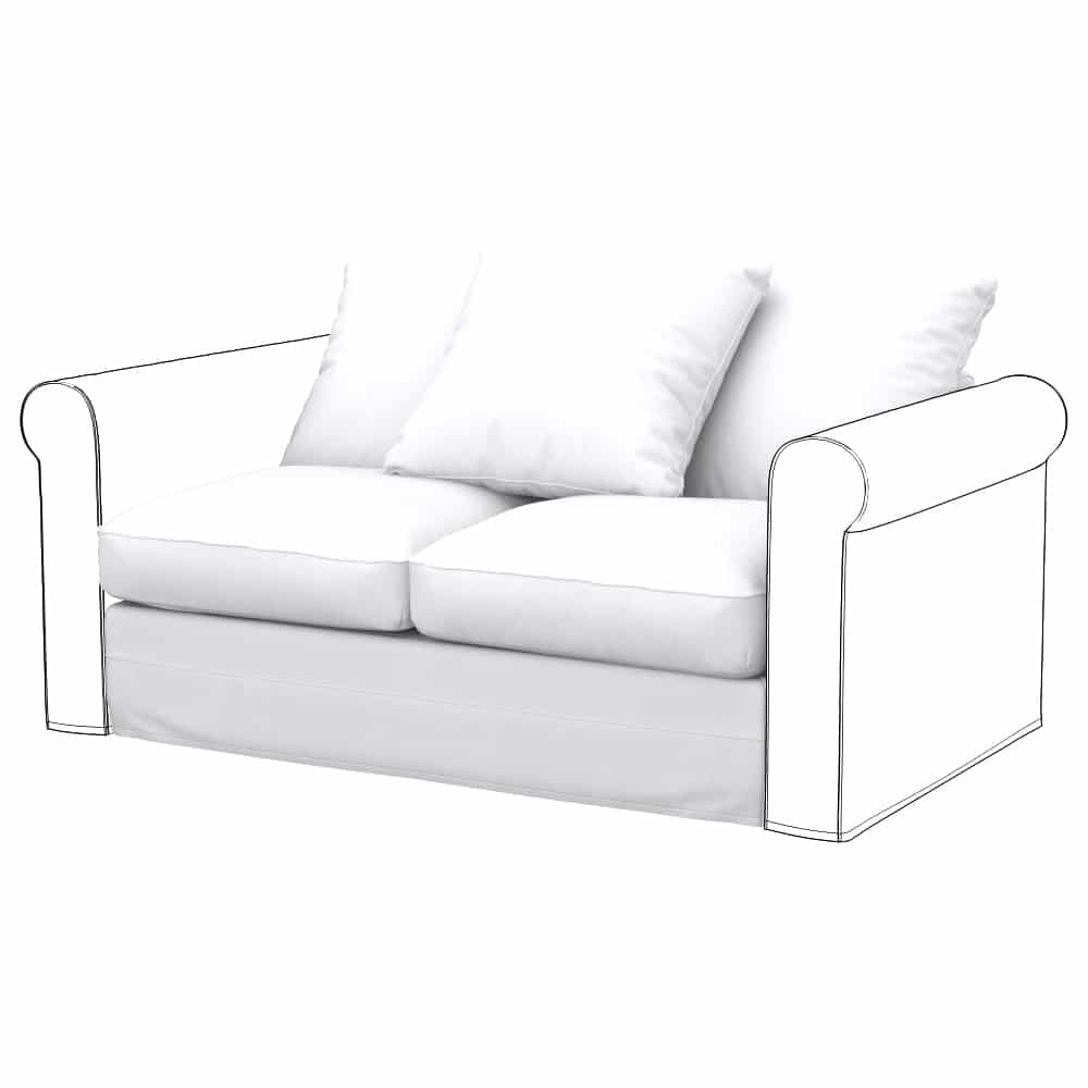 GRONLID Hoes de module 2 zits bankelement