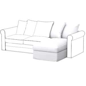 GRONLID Hoes voor chaise longue element