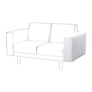 NORSBORG Hoes armleuning