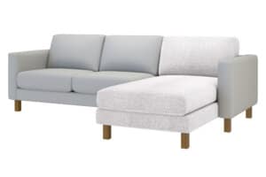 KARLSTAD Hoes chaise longue, aanbouw