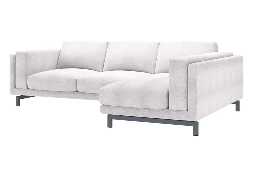 NOCKEBY Hoes 2-zitsbank met chaise longue rechts