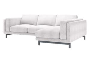 NOCKEBY Hoes 2-zitsbank met chaise longue rechts
